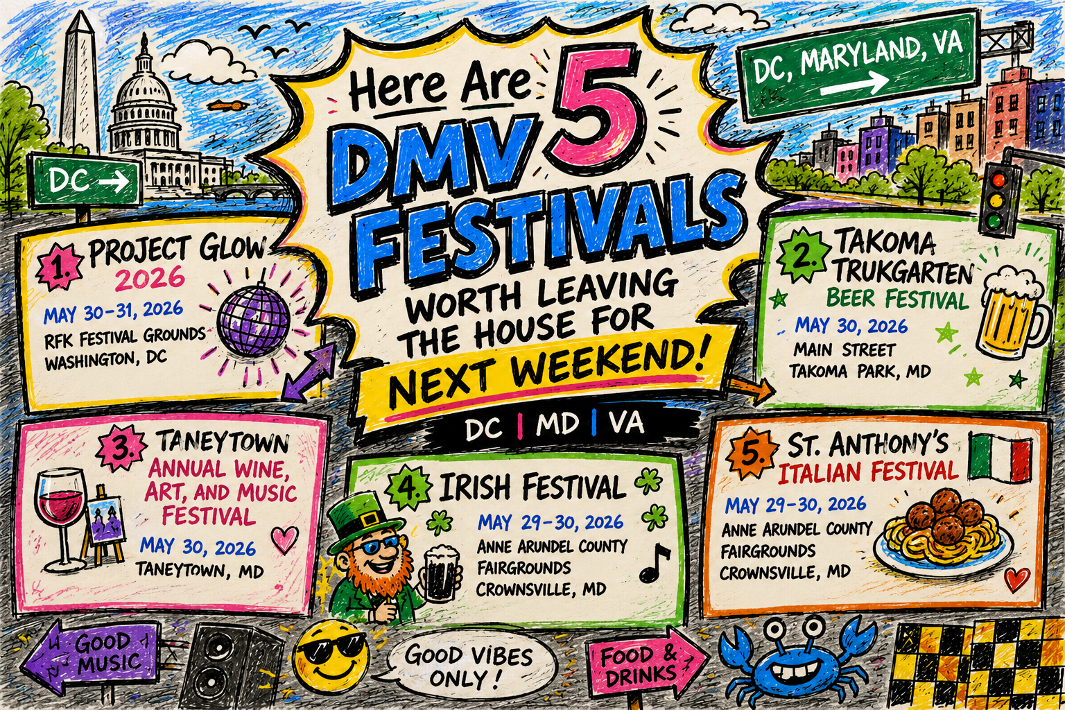 35+ These DMV Festivals Are Worth Your Weekend Plans